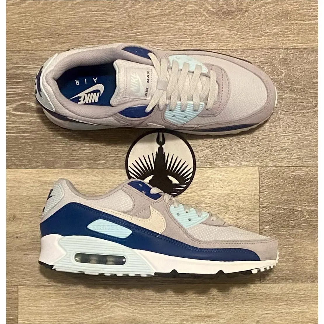Nike shoes - Nike Air Max 90 - Air Max - FN6958-001 - Glacier Blue/Pure Platinum/White (UPC: 197593633132) 5