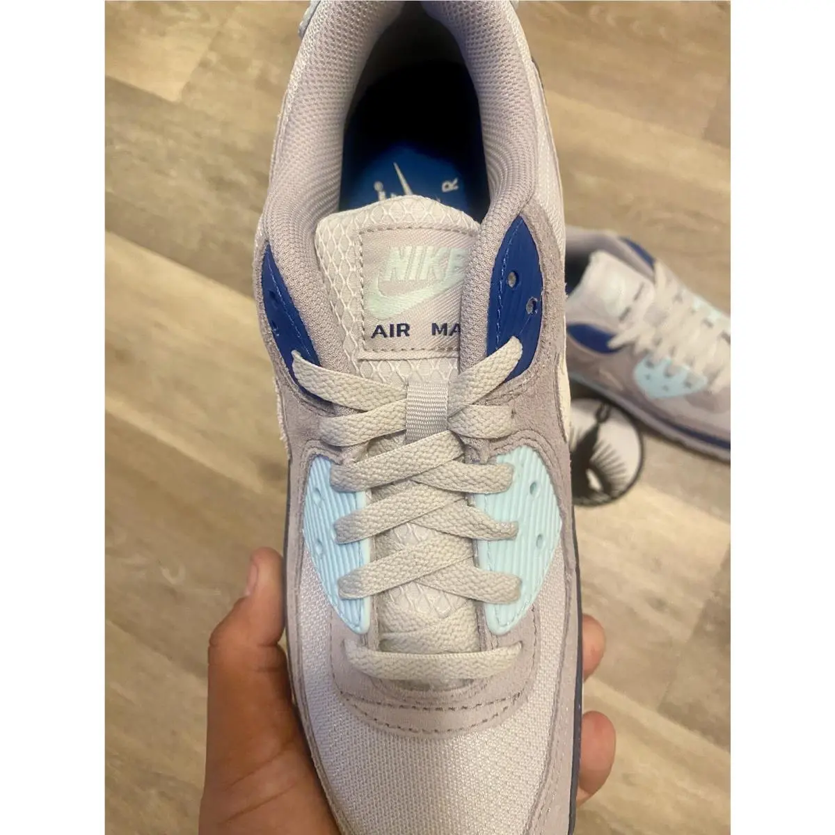 Nike shoes - Nike Air Max 90 - Air Max - FN6958-001 - Glacier Blue/Pure Platinum/White (UPC: 197593633132) 6