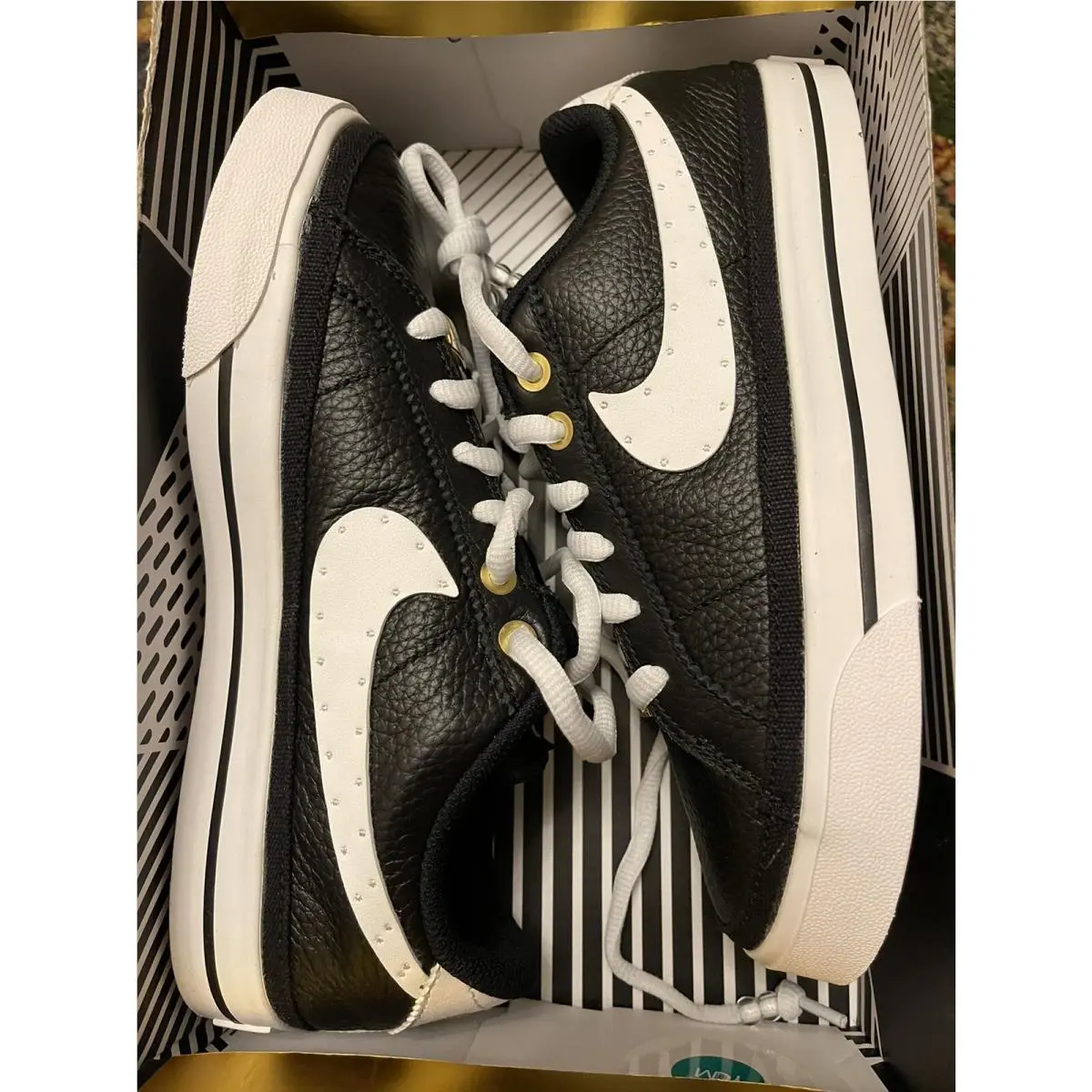 Nike shoes - Nike Court Legacy SDC - Court Legacy SDC - DJ1454-001 - Black, Manufacturer: Black (UPC: 0195239223235) 9
