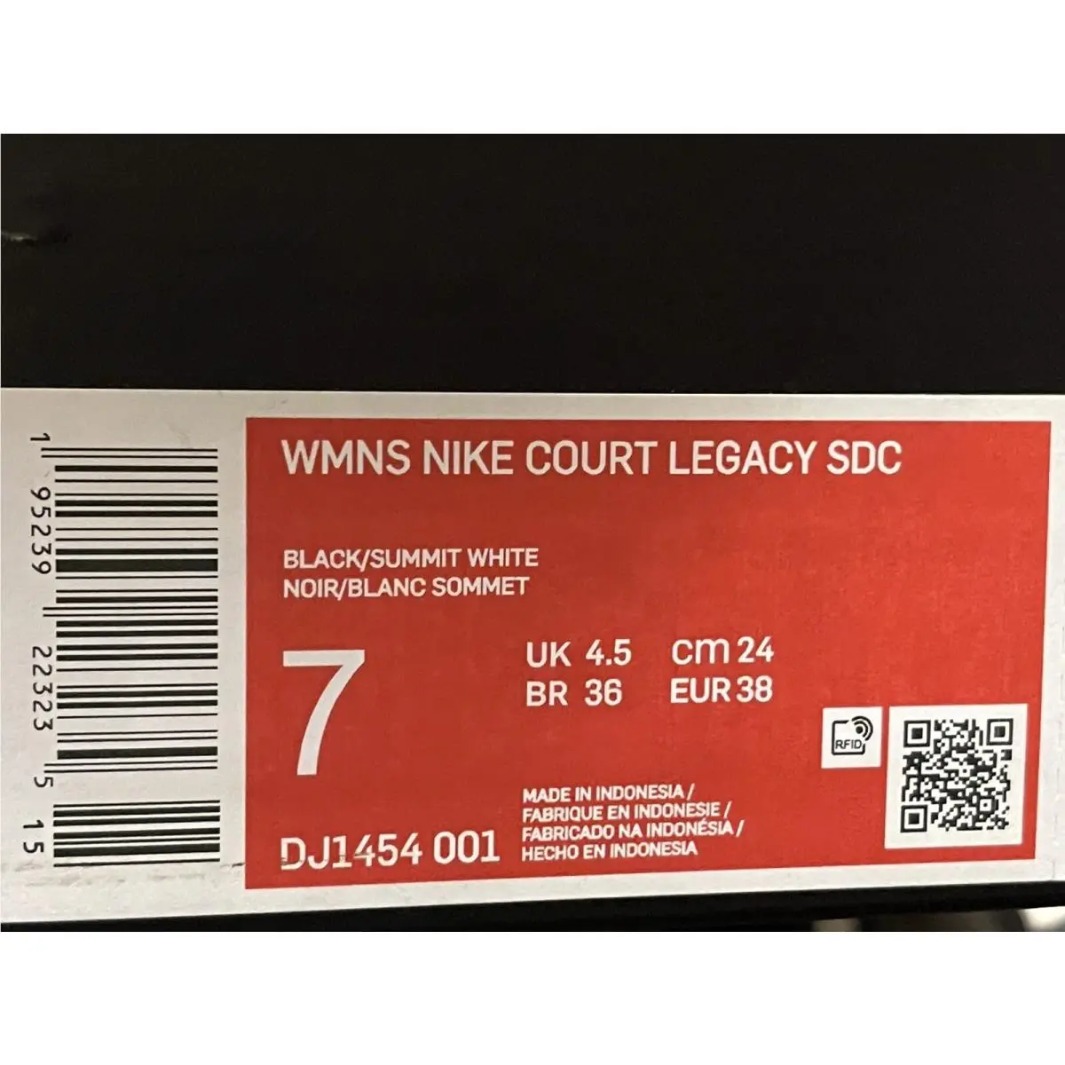 Nike shoes - Nike Court Legacy SDC - Court Legacy SDC - DJ1454-001 - Black, Manufacturer: Black (UPC: 0195239223235) 10