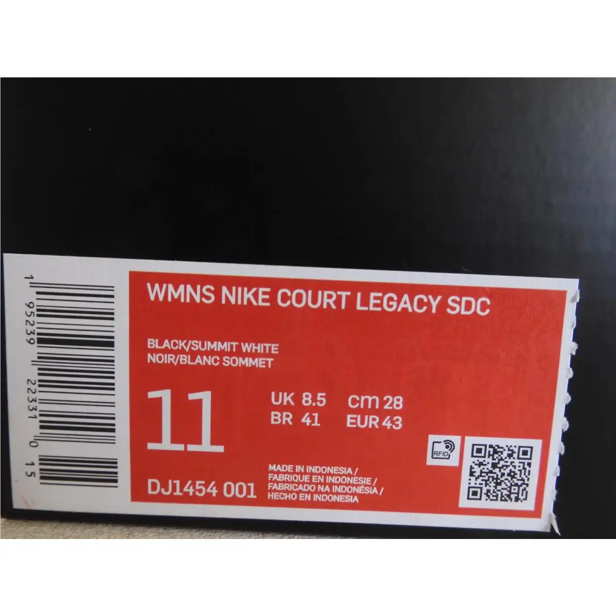Nike shoes - Nike Court Legacy SDC - Court Legacy SDC - DJ1454-001 - Black, Manufacturer: Black (UPC: 0195239223228) 3
