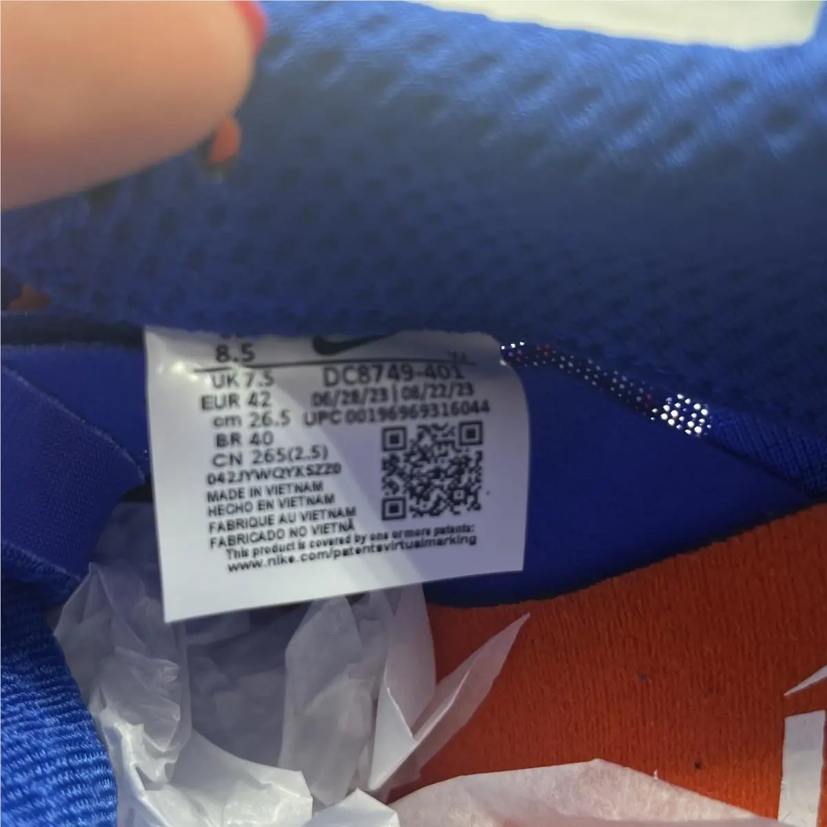 Nike shoes - Nike Rival - Rival - DC8749-401 - Blue 4