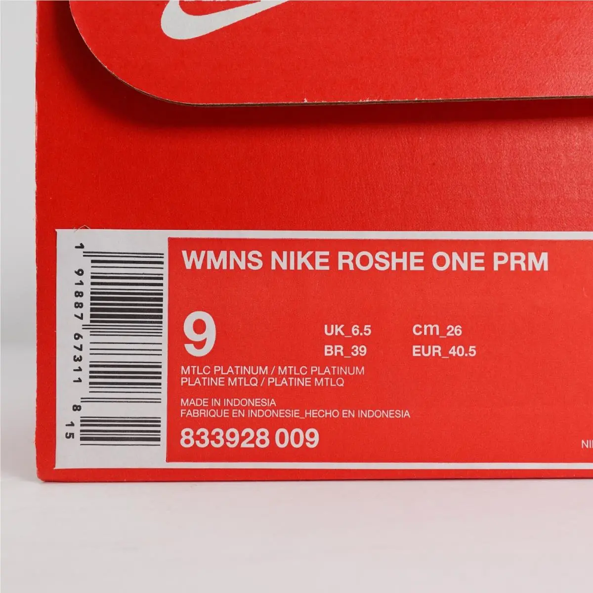 Nike shoes - Nike Roshe One Prm - Roshe One Prm - 833928-009 - Gray 8