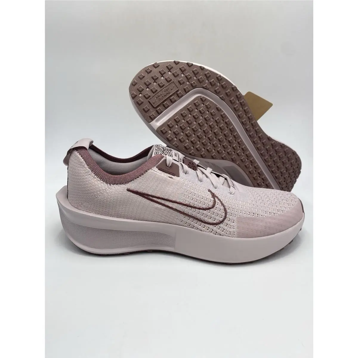 Nike W Interact Run Platinum Violet Mauve FD2292 007 Wmns Sz 12/Men`s Sz 10.5