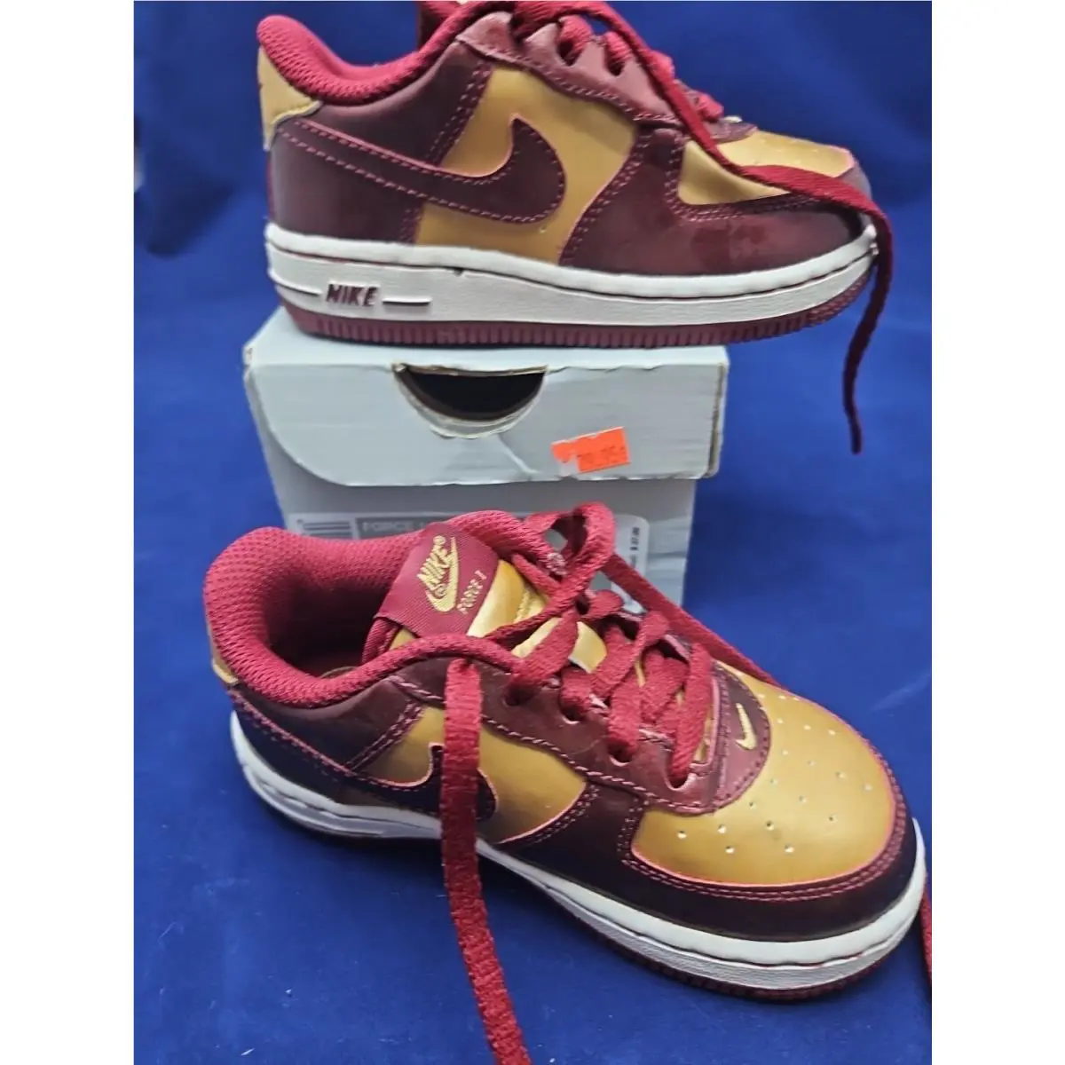 Nike shoes - Nike Air Force 1 Low - 314192-601 - Red, way: Team Red, Metallic Gold, White 1