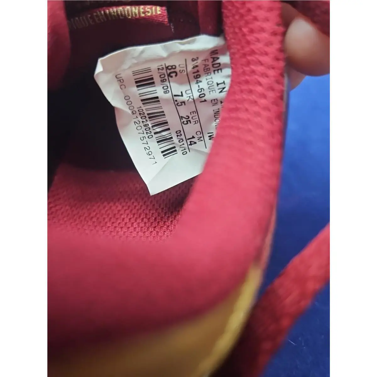 Nike shoes - Nike Air Force 1 Low - 314192-601 - Red, way: Team Red, Metallic Gold, White 7