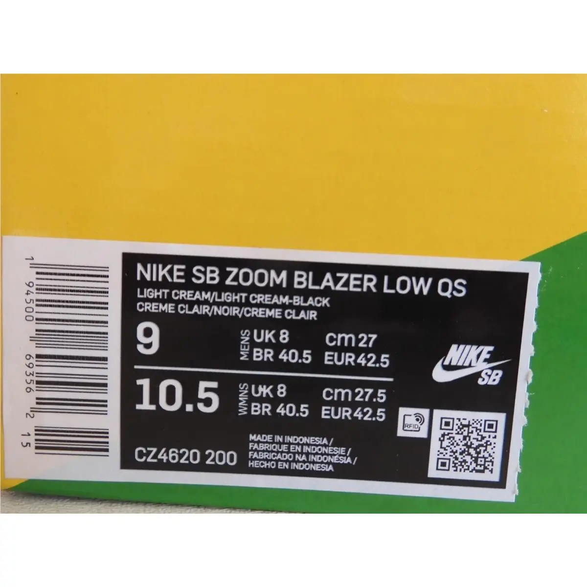 Nike shoes - Nike Sb Blazer Zoom Low - CZ4620-200 - Brown (UPC: 194500693562) 3