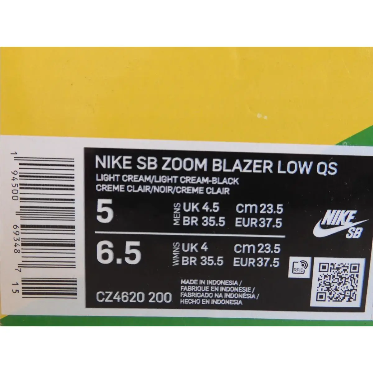 Nike shoes - Nike SB Blazer - Blazer - CZ4620-200 - Ivory 3