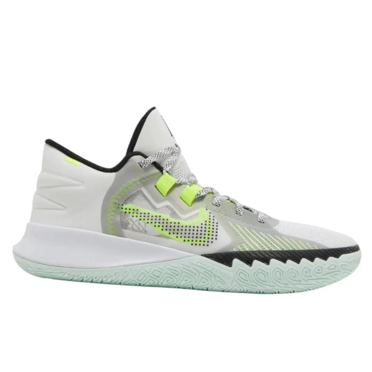 Men`s Nike Kyrie Flytrap 5 Basketball Shoes Size 12 - White- Volt