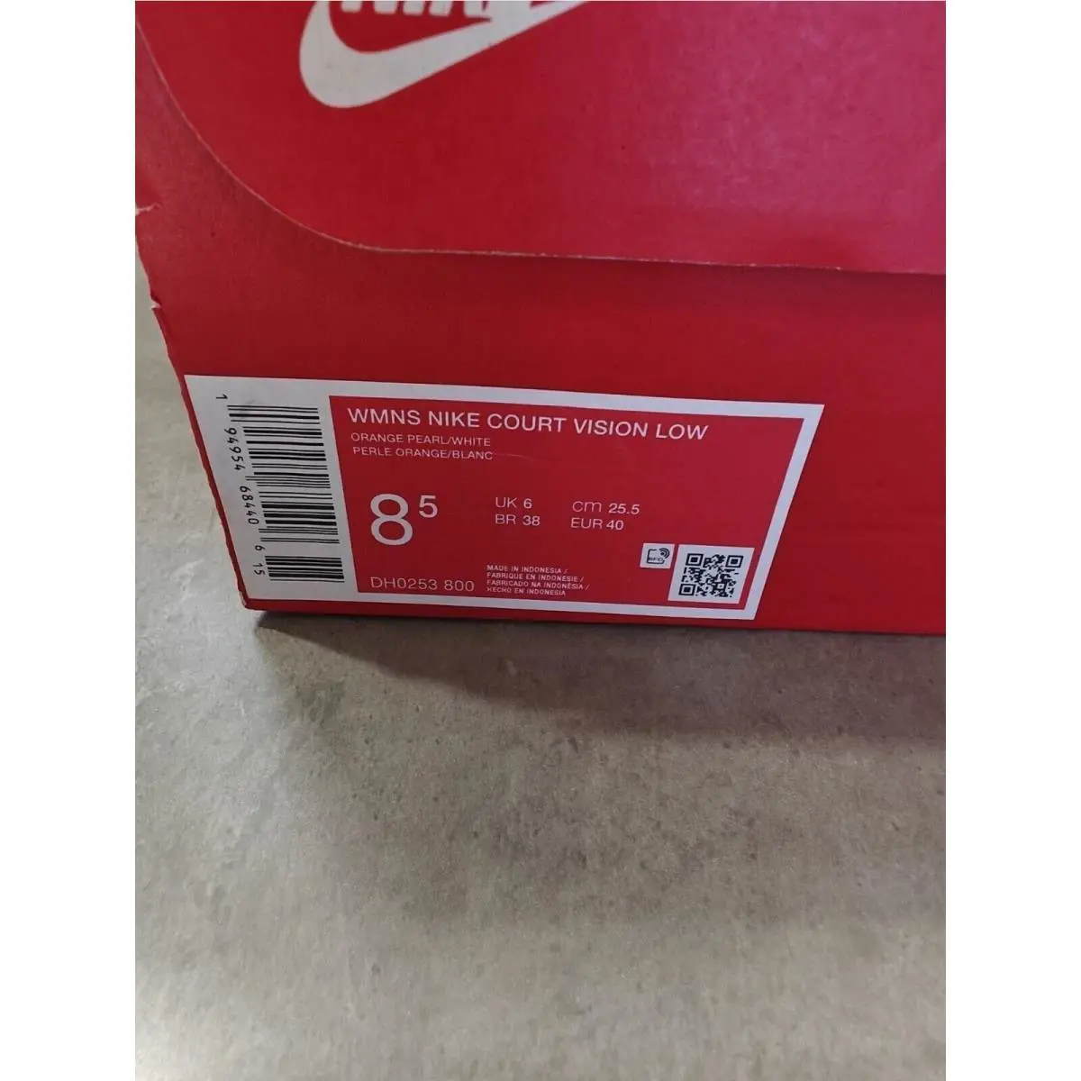 Nike shoes - Nike Court Vision - Court Vision - DH0253-800 - Pink White 8