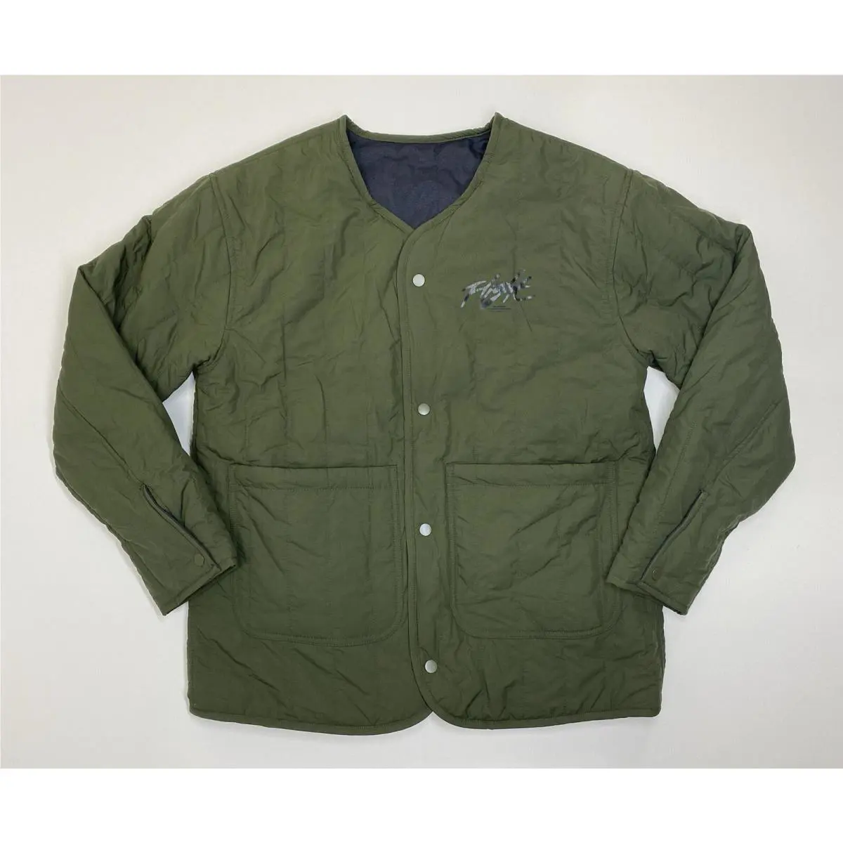 Nike clothing - Nike Jordan Flight Heritage Reversible Liner Jacket - DX4349-045 - Beige (UPC: 0196151074806) 0