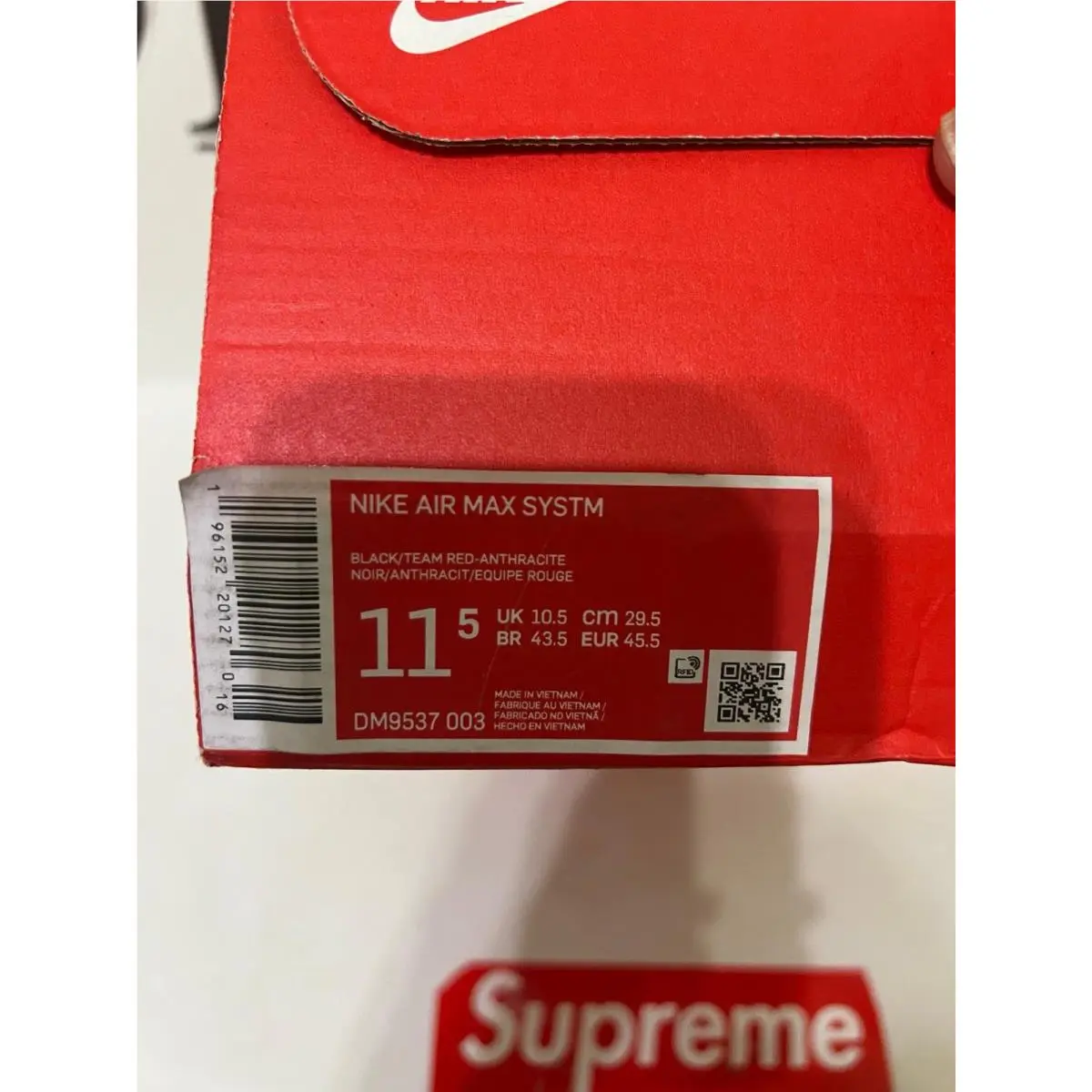 Nike shoes - Nike Air Max SYSTM - Air Max SYSTM - DM9537-003 - Black/Team Red/Anthracite (UPC: 196152201300) 6