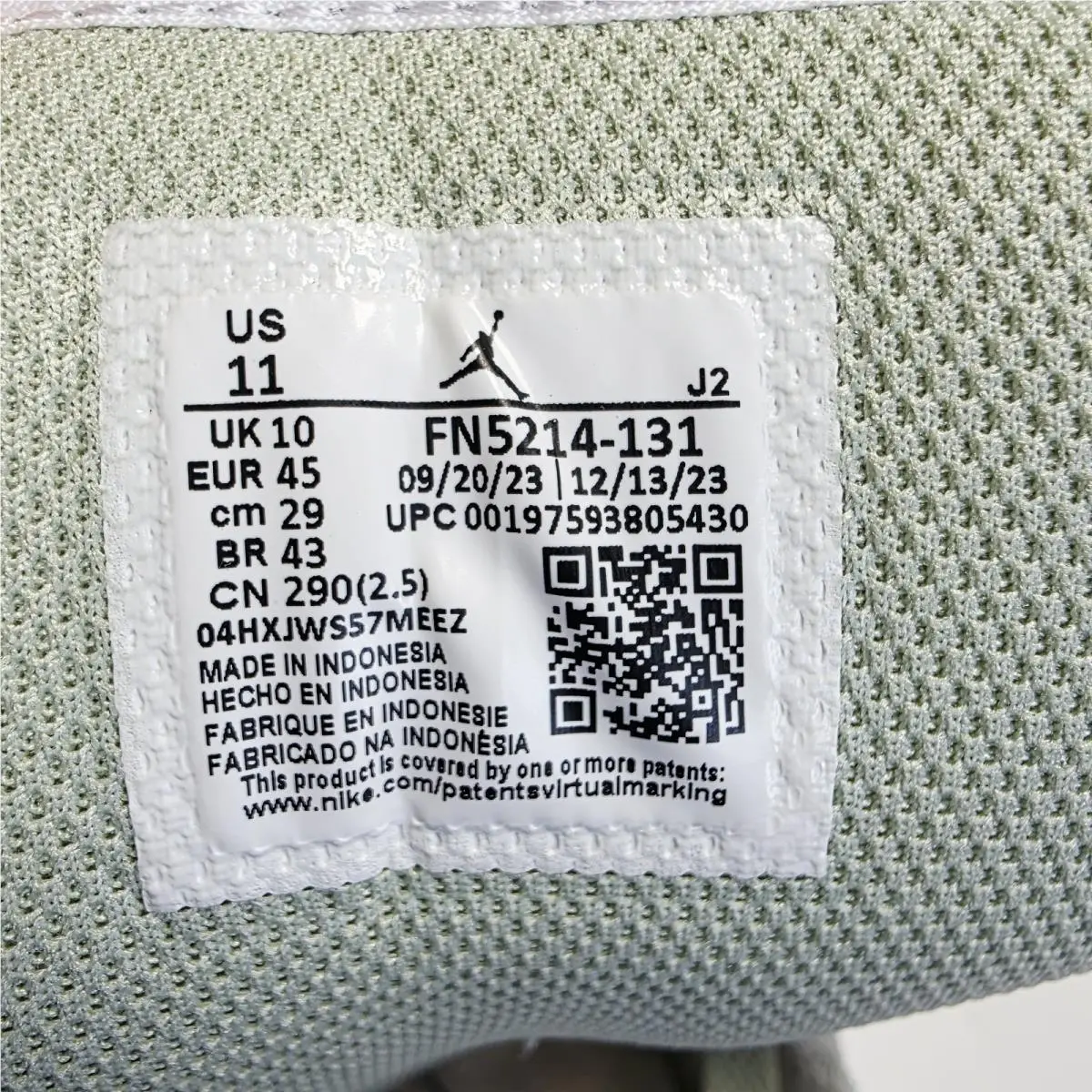 Nike shoes - Air Jordan 1 - Air - FN5214-131 - Multicolor (UPC: 197593805430) 11