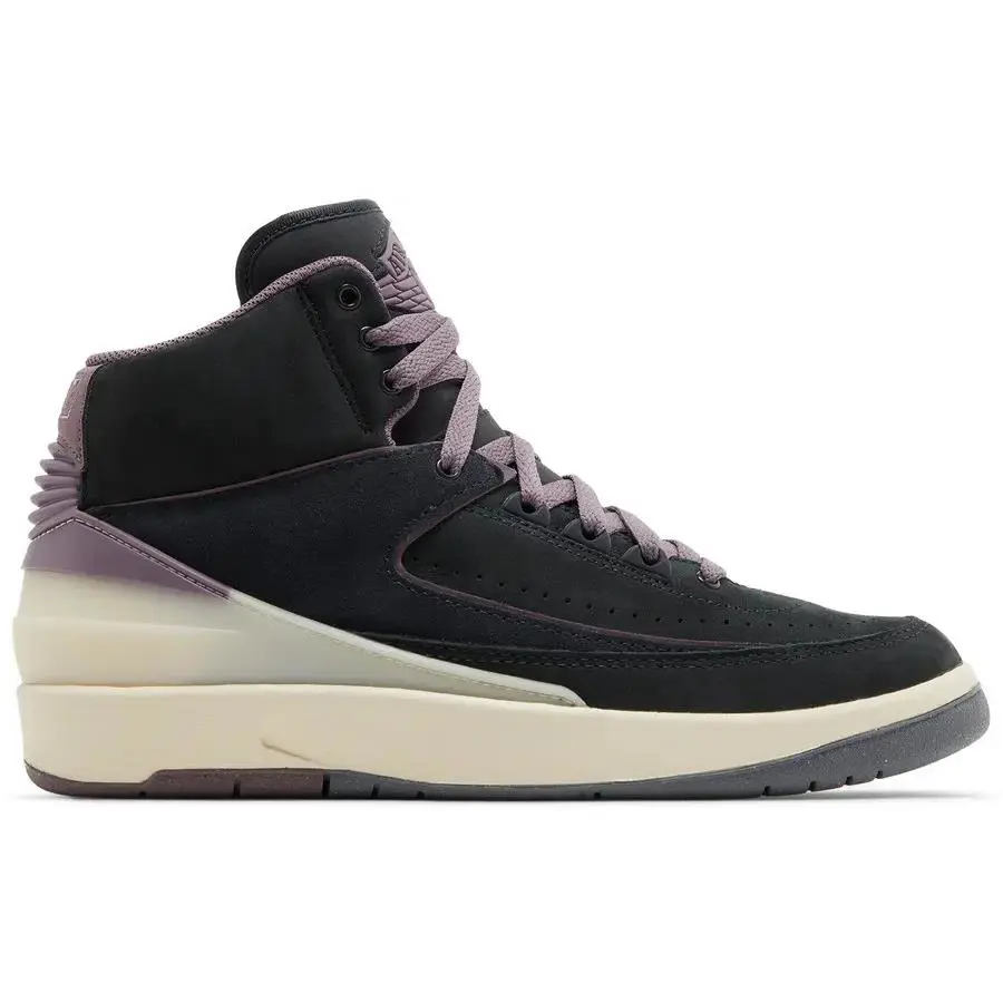 Nike Wmns Air Jordan 2 Retro Off Noir Black Mauve Purple DX4400-005 Women`s 6.5 - Black