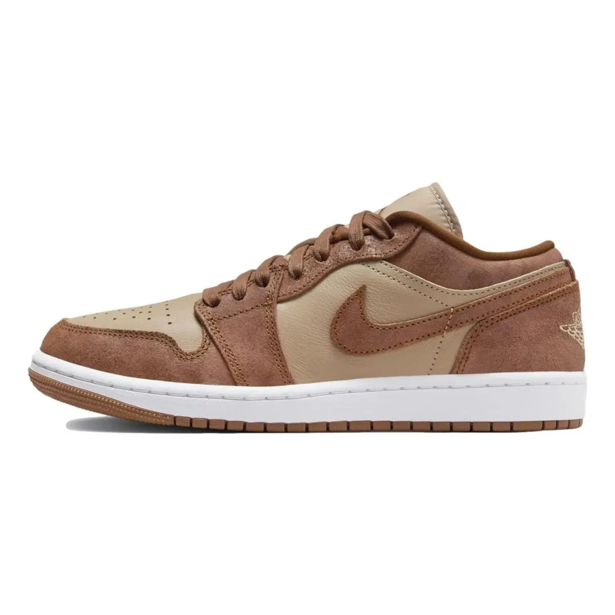 Size 6 - Nike Women`s Air Jordan 1 Low SE `legend Coffee` Shoes FJ3453-200 - Brown