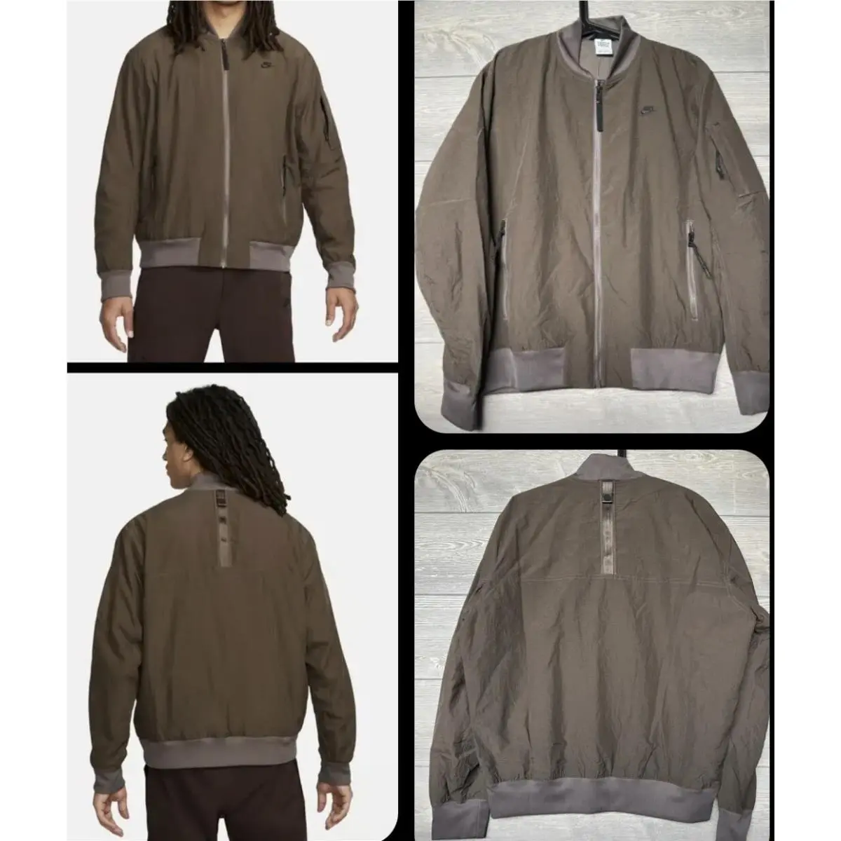 Nike Men’s Nsw Tech Pack Woven Lined Jacket Oversized Fit DM6940-004 Small