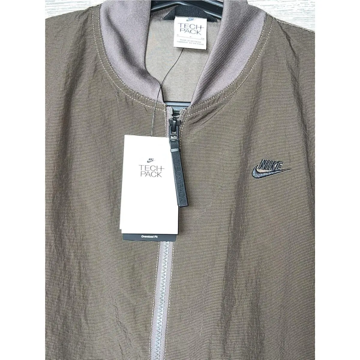 Nike clothing - SPORTSWEAR TECH PACK MEN`S WOVEN LINED BOMBER JACKET - DM6940-004 - Brown 11