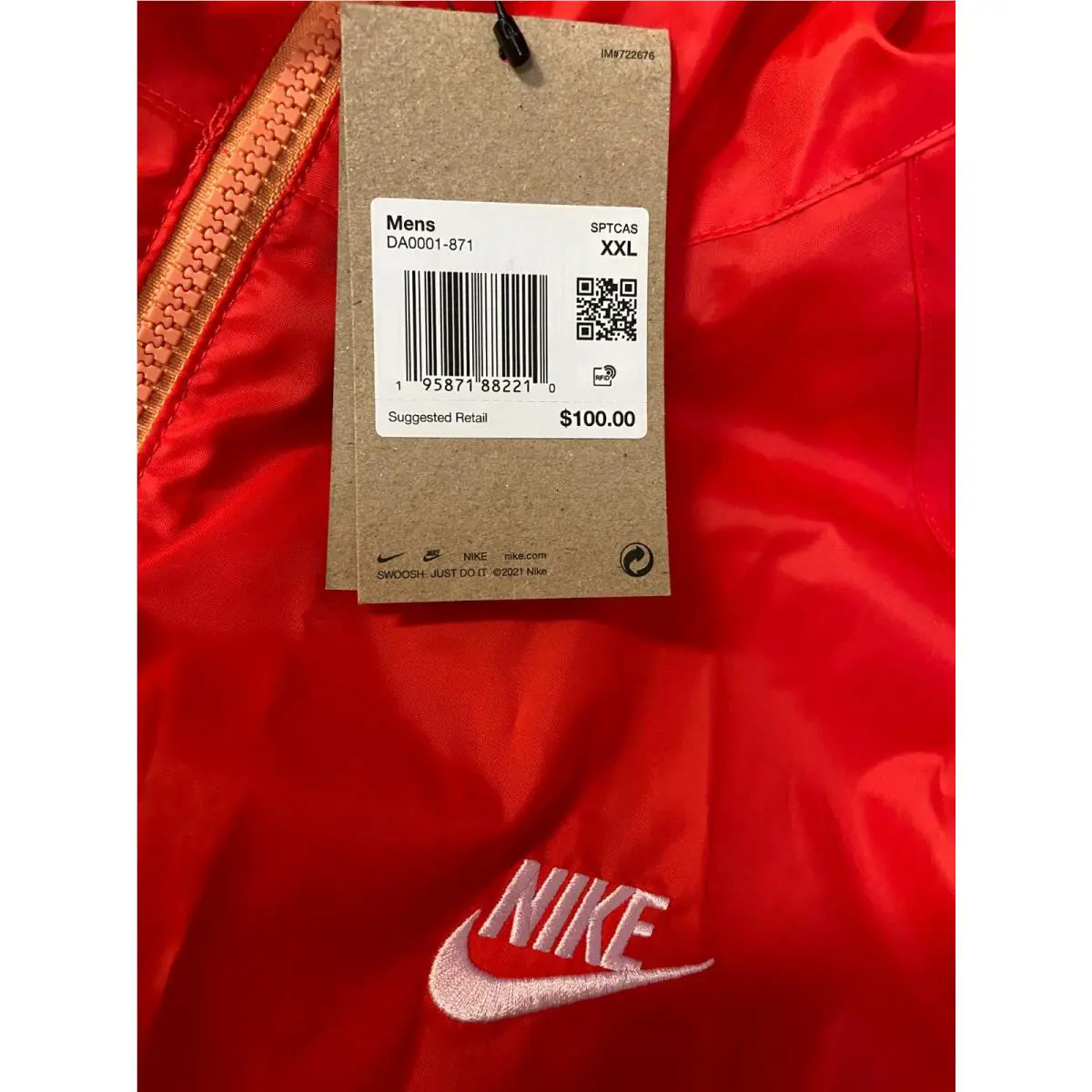 Nike clothing - Nike Sportswear Windrunner Hooded Jacket - DA0001-410 DA0001410 - Red, Blue 4