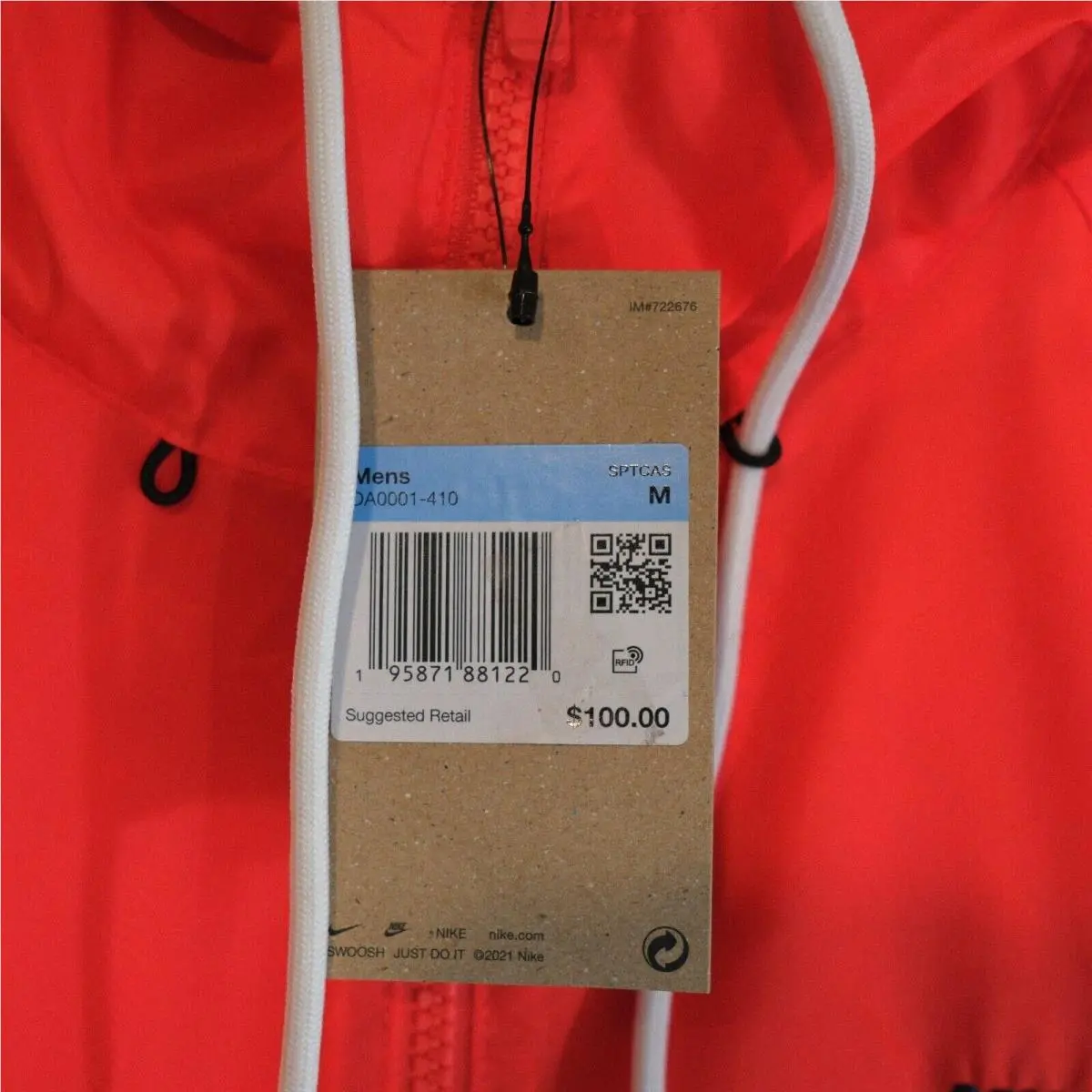 Nike clothing - Nike Sportswear Windrunner Hooded Jacket - DA0001-410 DA0001410 - Red, Blue 2