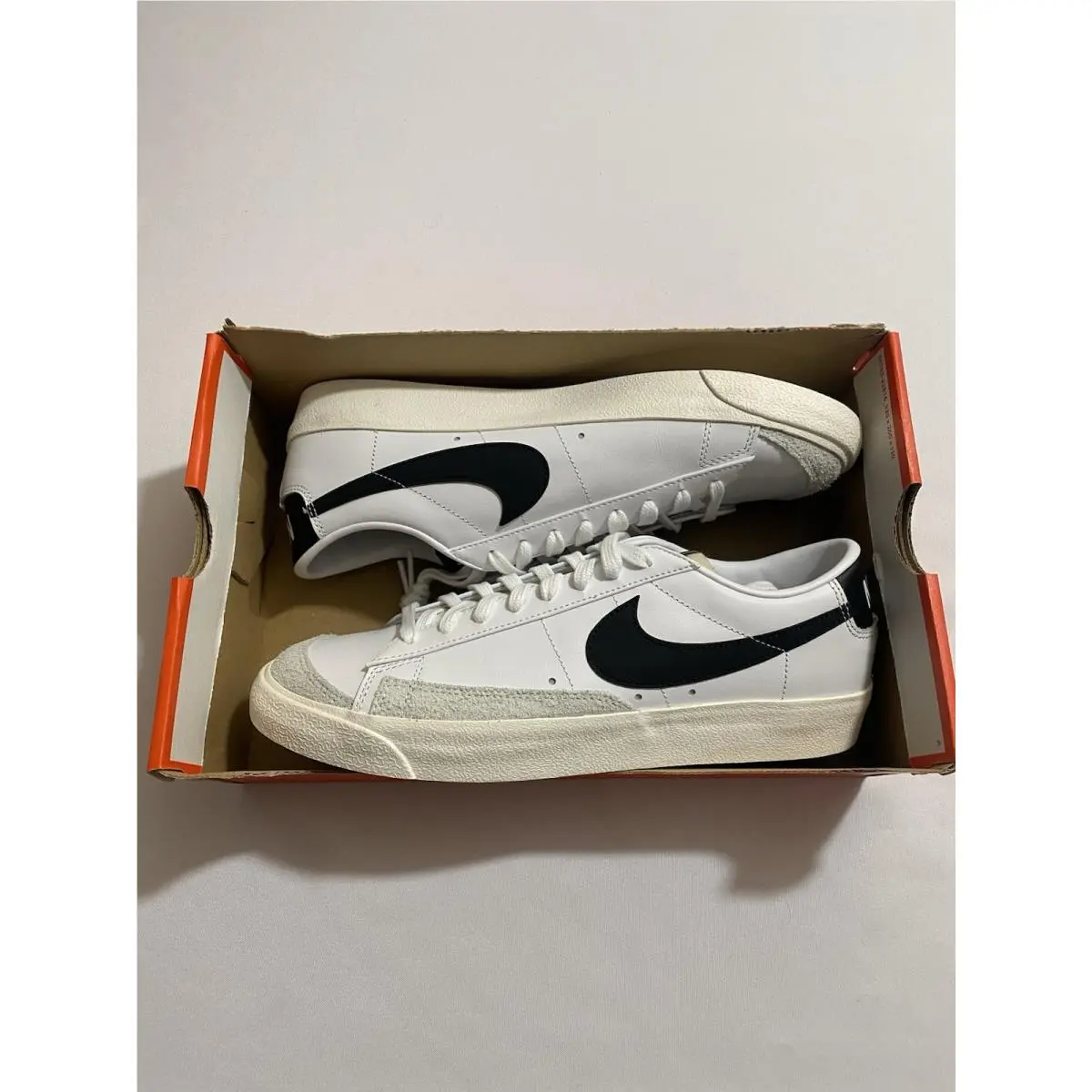 Women’s Size 11.5 -  Blazer `77 Low White Black DC4769 102 by Nike