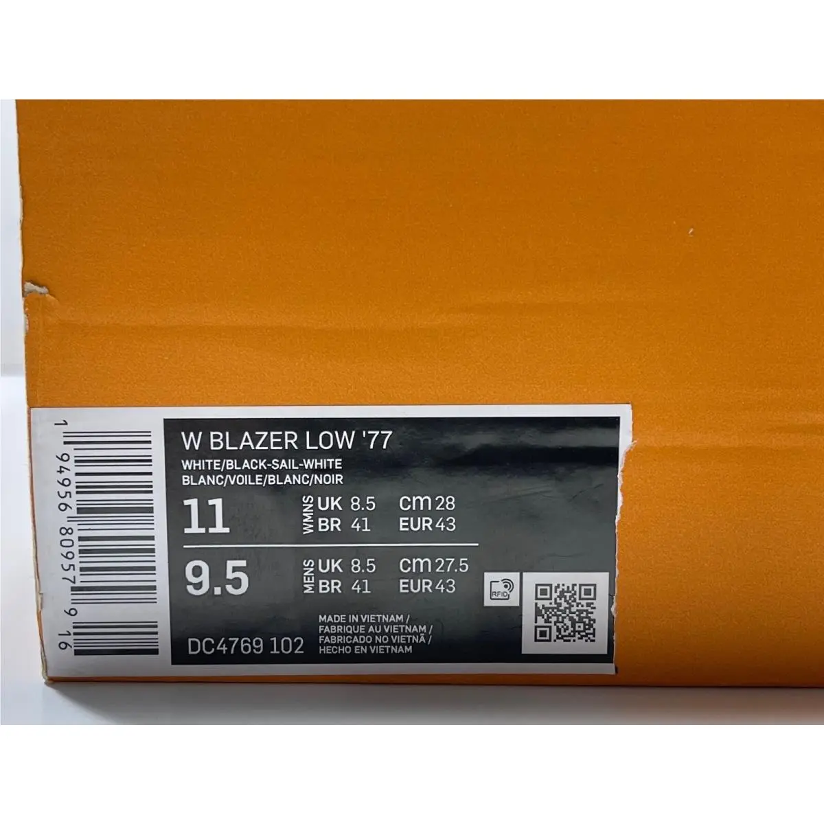 Nike shoes - Nike Blazer 77 - Blazer - DC4769-102 - White (UPC: 194956809579) 7