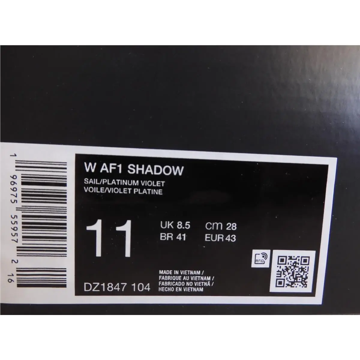 Nike shoes - Nike Air Force 1 Shadow - DZ1847-104 - White (UPC: 196975559572) 3