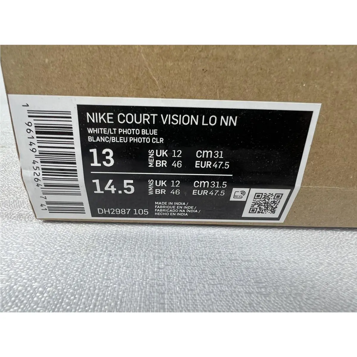 Nike shoes - Nike Court Vision - Court Vision - DH2987-105 - White (UPC: 196149452647) 9