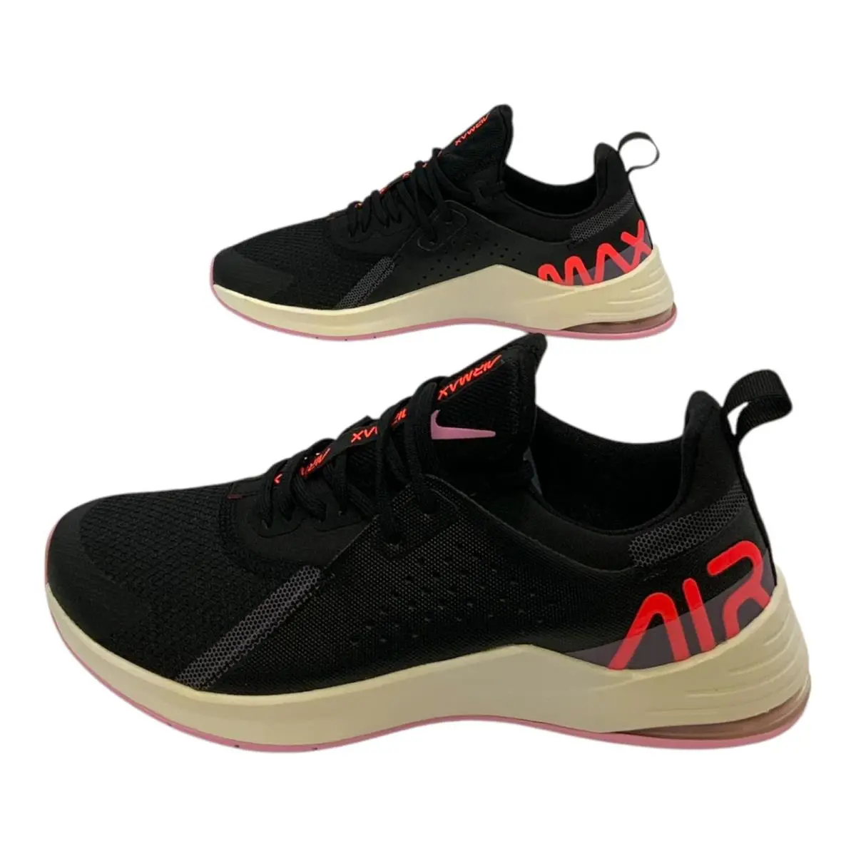 Nike Air Max Bella TR 3 Sneaker Black/flash Crimson US Women`s 8.5 - Black