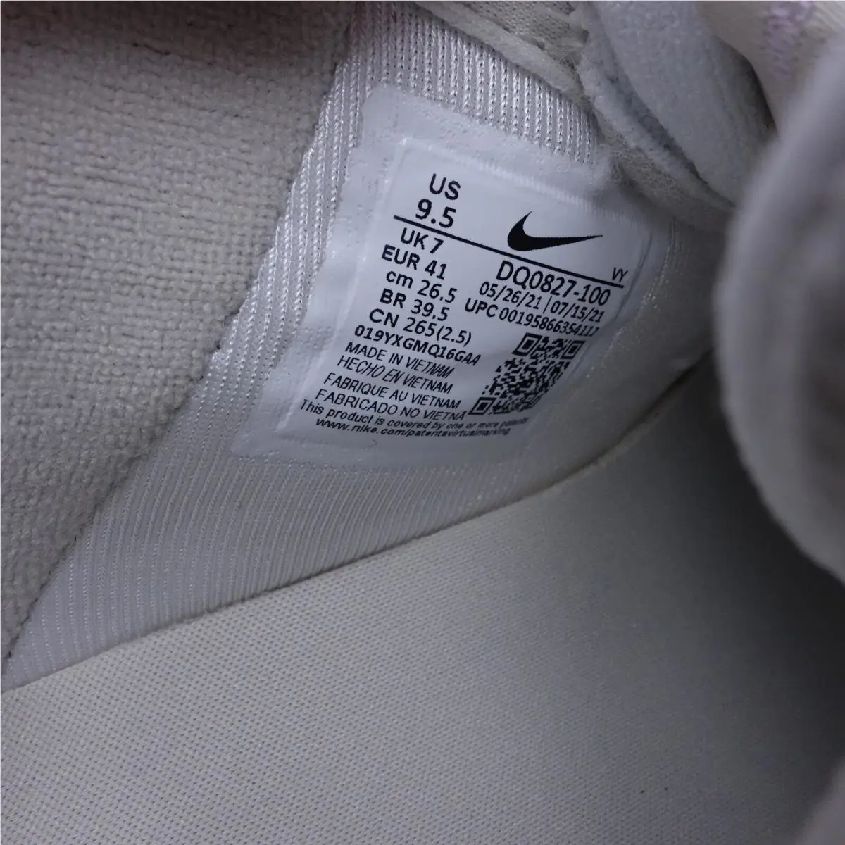 Nike shoes - Nike Air Force 1 - Air Force - DQ0827-100 - Pink, Manufacturer: Summit White/Photon Dust (UPC: 195866354111) 0