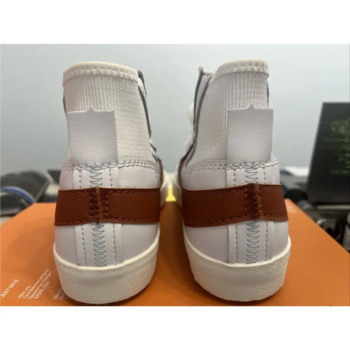 Nike shoes - Nike Blazer 77 JUMBO - Blazer JUMBO - DD3111-101 - White Dark Russet 6