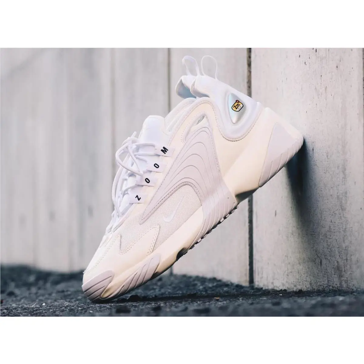 Nike shoes - W Nike Zoom 2K - Zoom - AO0354 101 - Sail/White-Black (UPC: 826216077427) 4