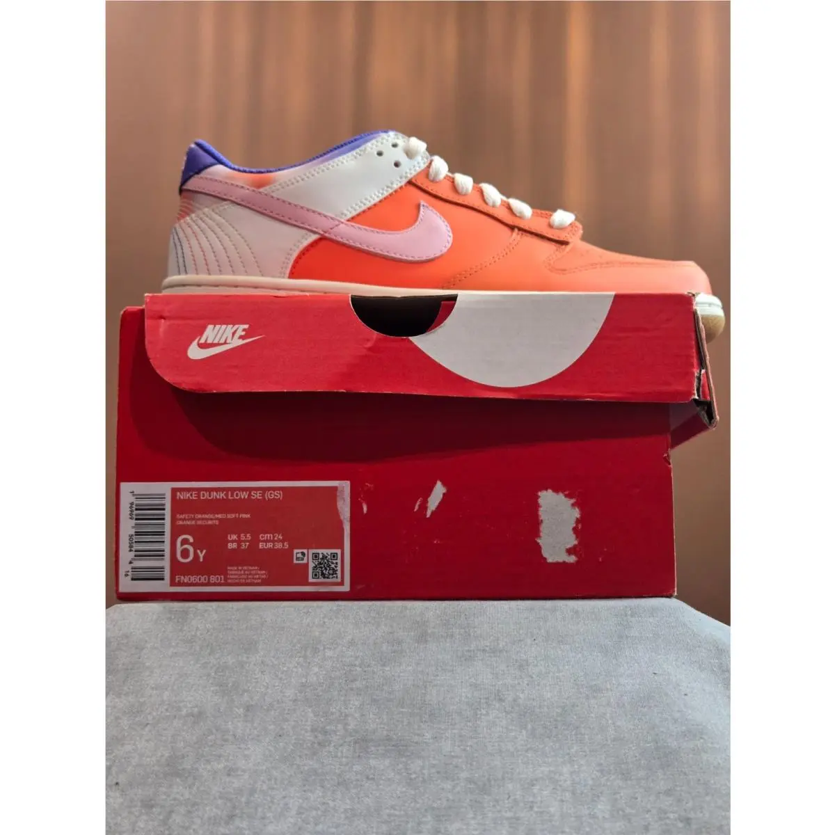 Nike shoes - Nike Dunk Low - Dunk Low - FN0600-801 - Orange 5