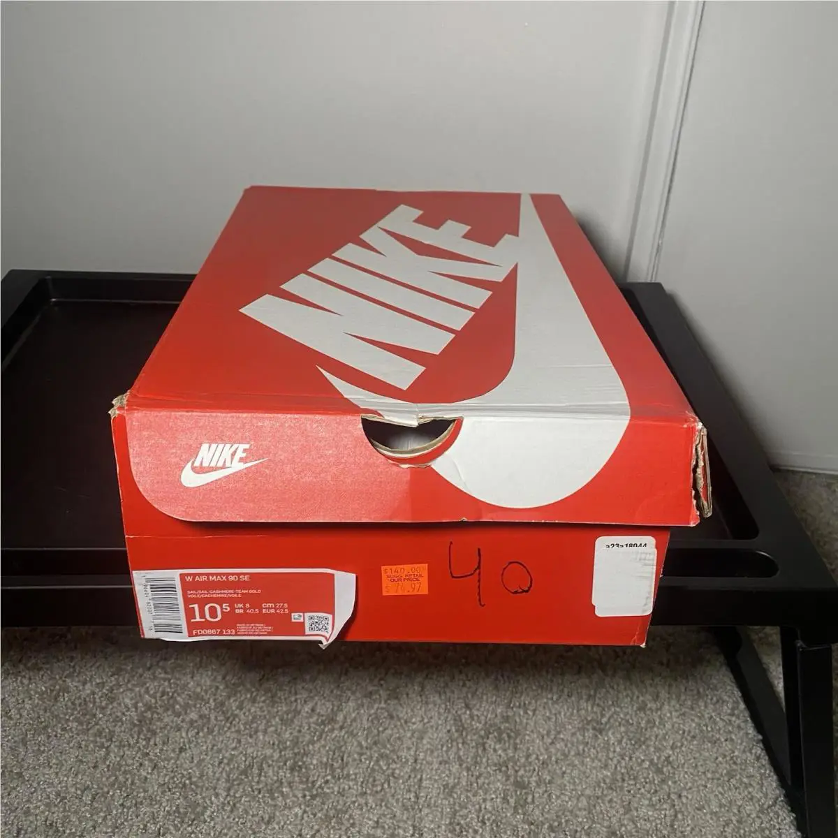 Nike shoes - Nike Air Max 90 - Air Max - FD0867-133 - Sail/Sail-Cashmere team gold 8