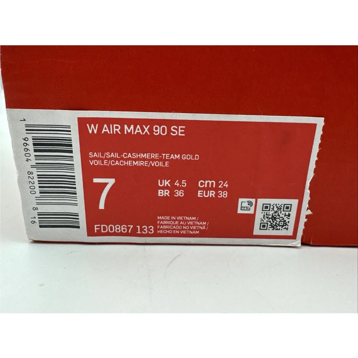 Nike shoes - Nike Air Max 90 - Air Max - FD0867-133 - Sail/Sail-Cashmere team gold 7