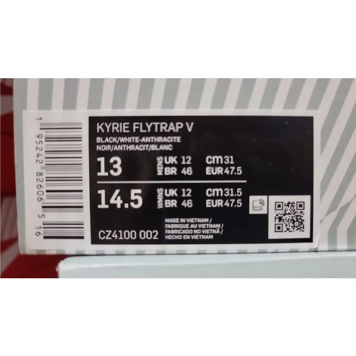 Nike shoes - Nike Kyrie Flytrap V - Kyrie Flytrap - CZ4100-002 - Black/White-Anthracite (UPC: 195242826065) 4