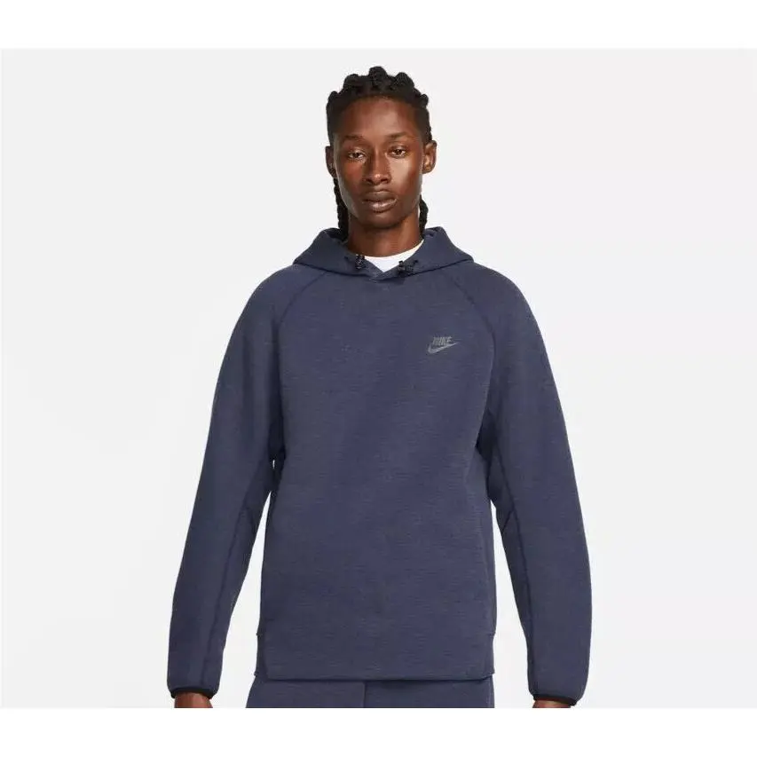 Nike Nsw Tech Fleece Windrunner Full-zip Hoodie Womens Blue Size S CW4298-410