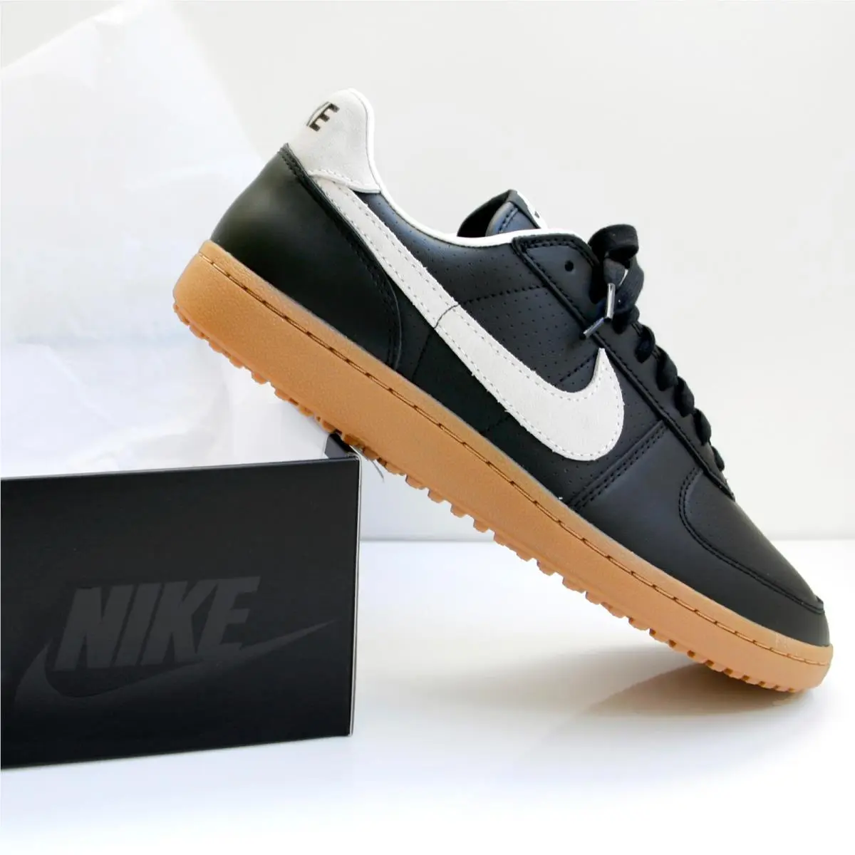 Nike Field General `82 SP Men`s Shoes HF5603-100 Black and Sail Size 12