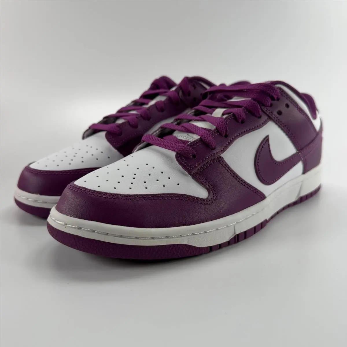 Nike Dunk Low Retro White Viotech Mens Sneakers DV0833-107 Size 10.5