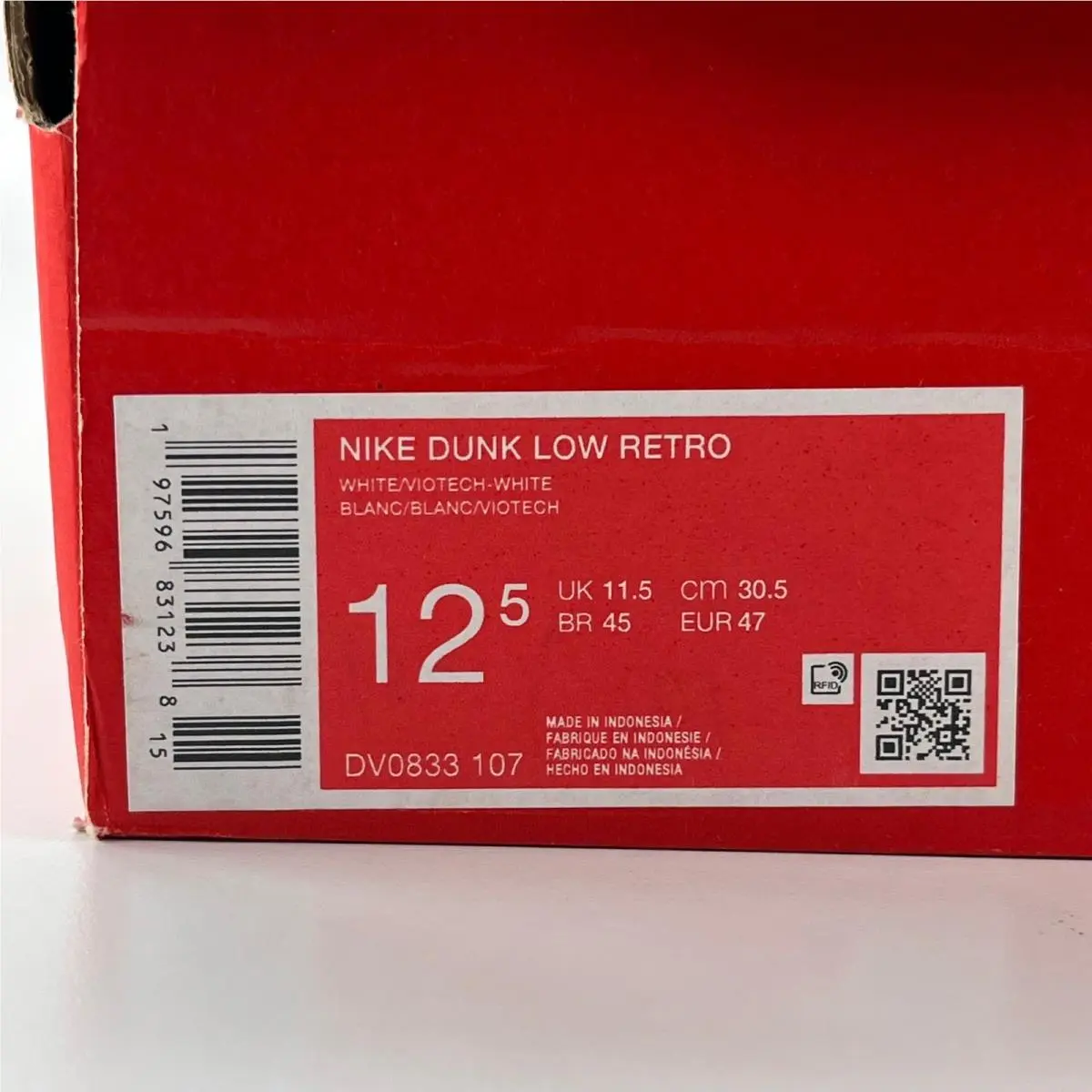 Nike shoes - Nike Dunk Low Retro White Viotech Purple DV0833-107 - DV0833-107 - Purple 8