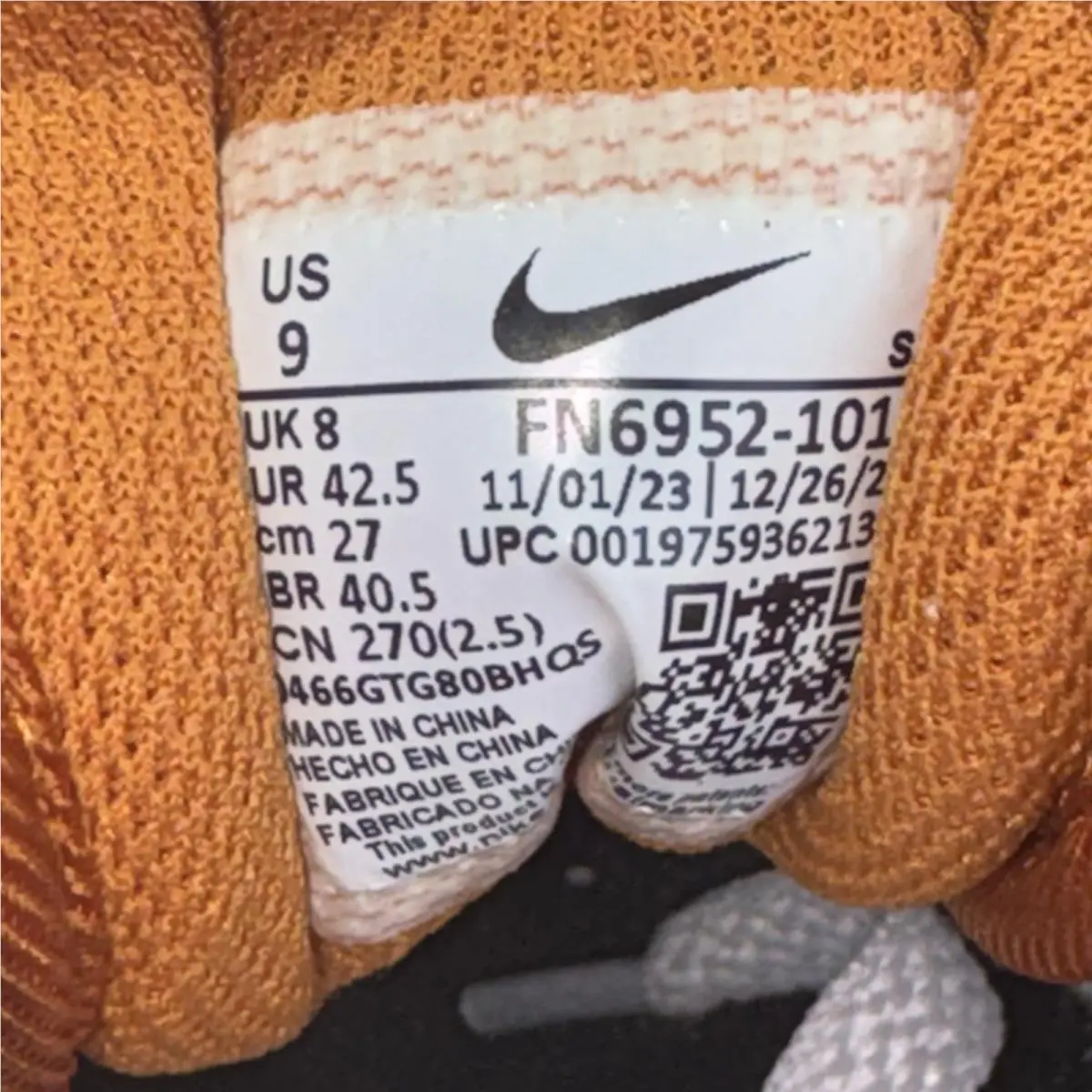Nike shoes - Nike Air Max 1 - Air Max - FN6952-101 - Orange (UPC: 197593621306) 5