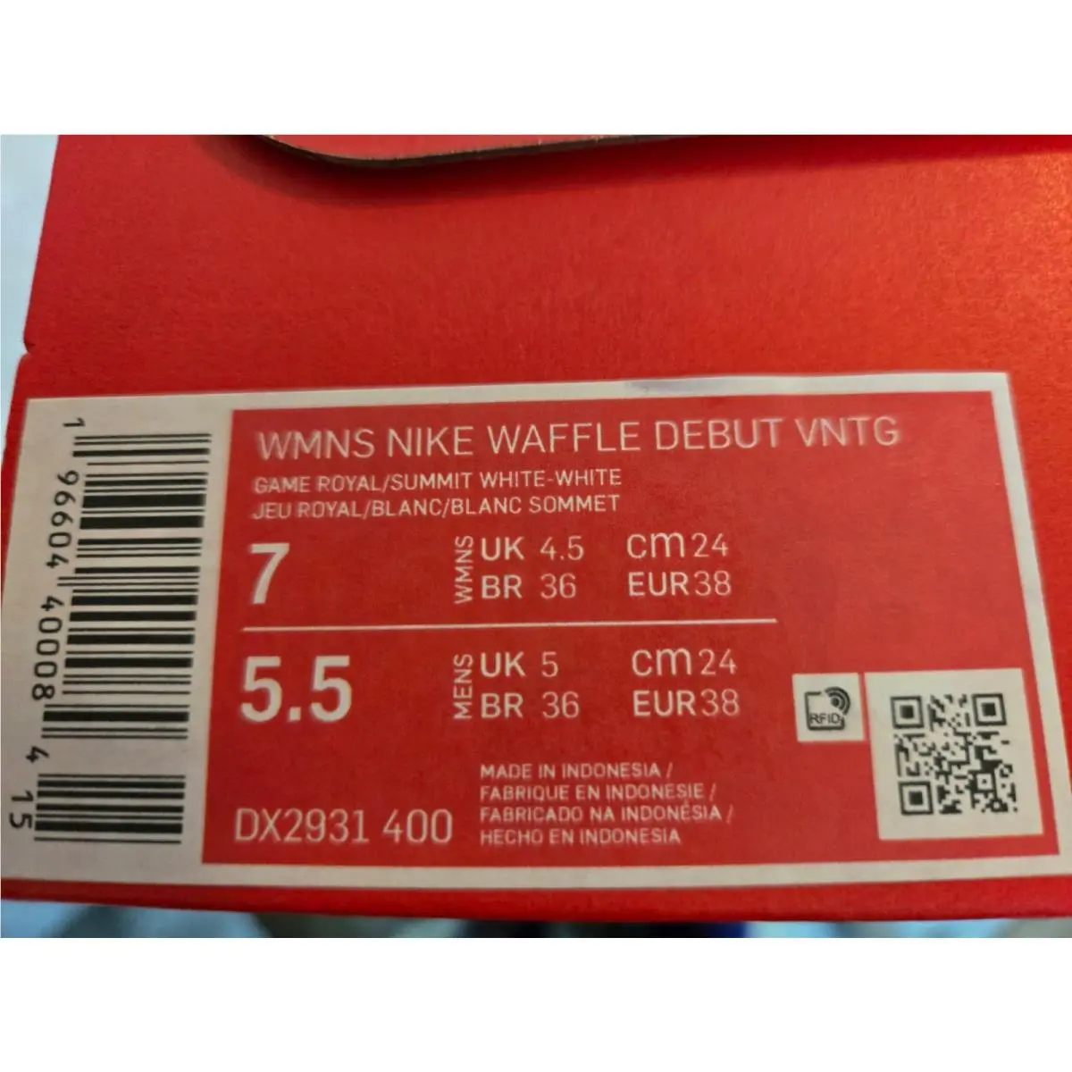 Nike shoes - Nike Waffle Debut - Waffle Debut - DX2931-400 - Blue 4