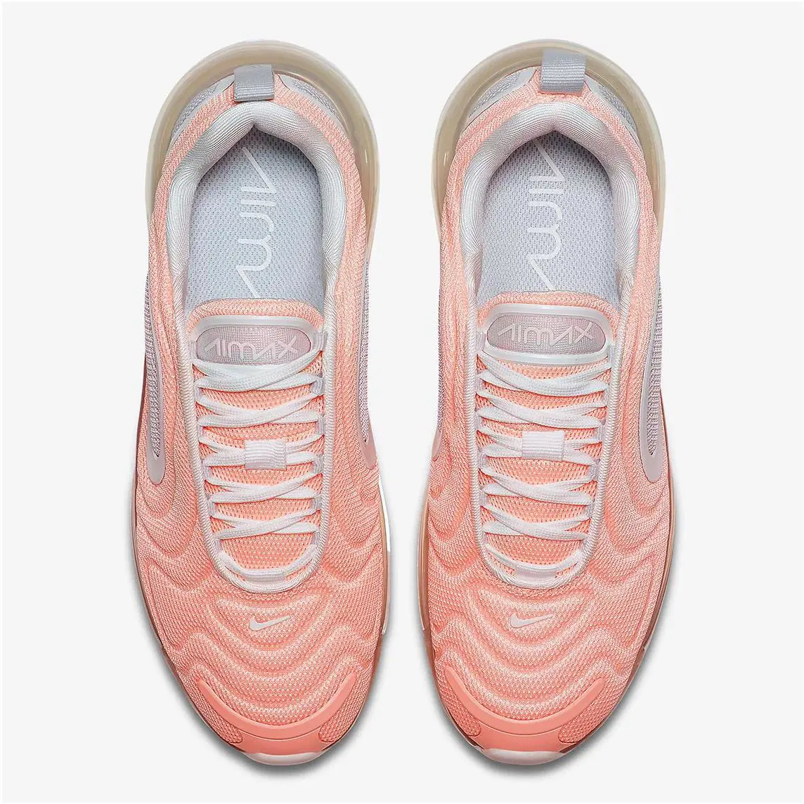 Nike shoes - W Nike Air Max 720 - AR9293 603 - Bleached Coral/Summit White (UPC: 193145544642) 6