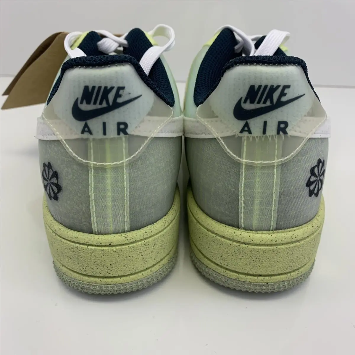Nike shoes - Nike Air Force 1 - Air Force - DH4339-700 - Light Lemon Twist/Armoury Navy/White (UPC: 0195239428869) 3