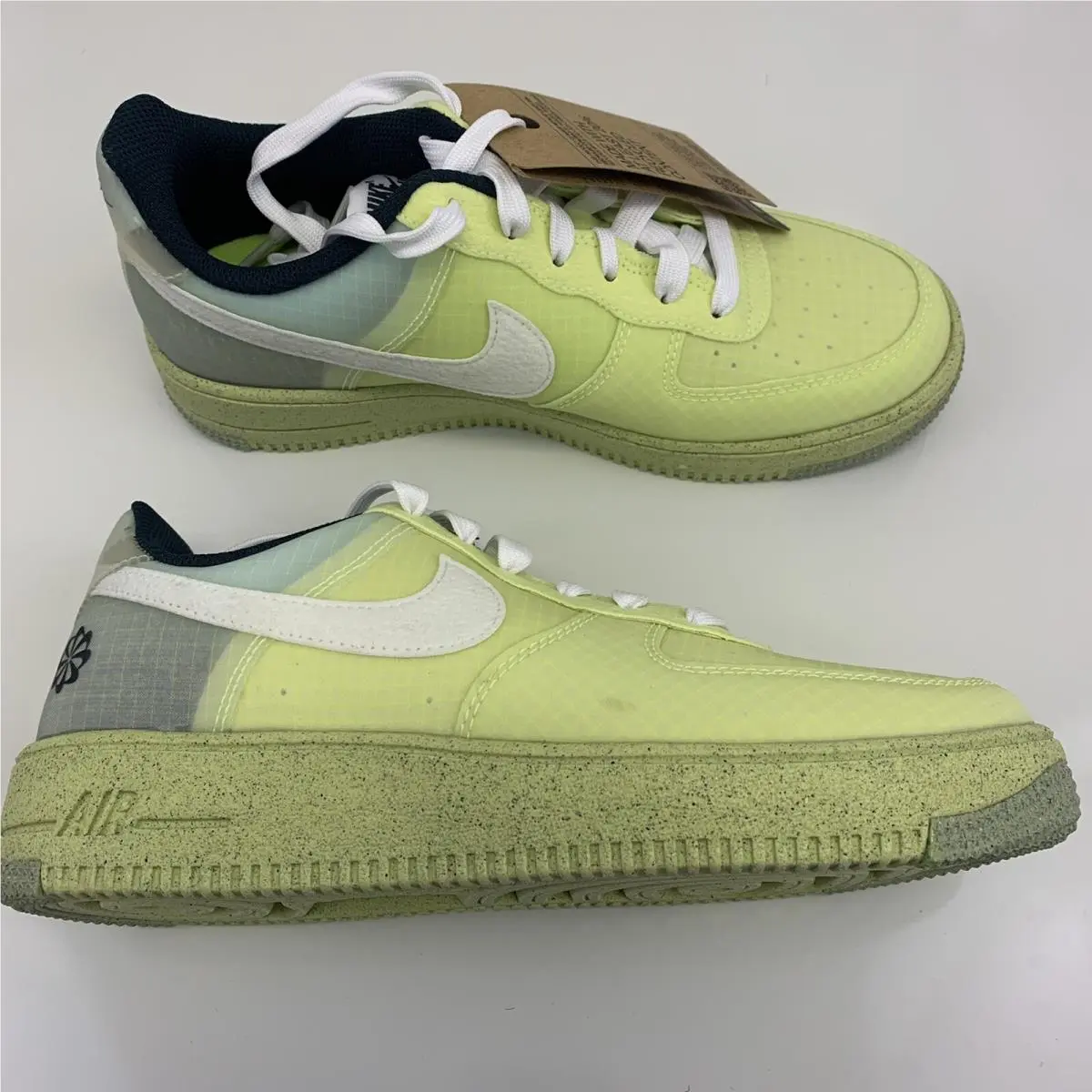 Nike shoes - Nike Air Force 1 - Air Force - DH4339-700 - Light Lemon Twist/Armoury Navy/White (UPC: 0195239428869) 5