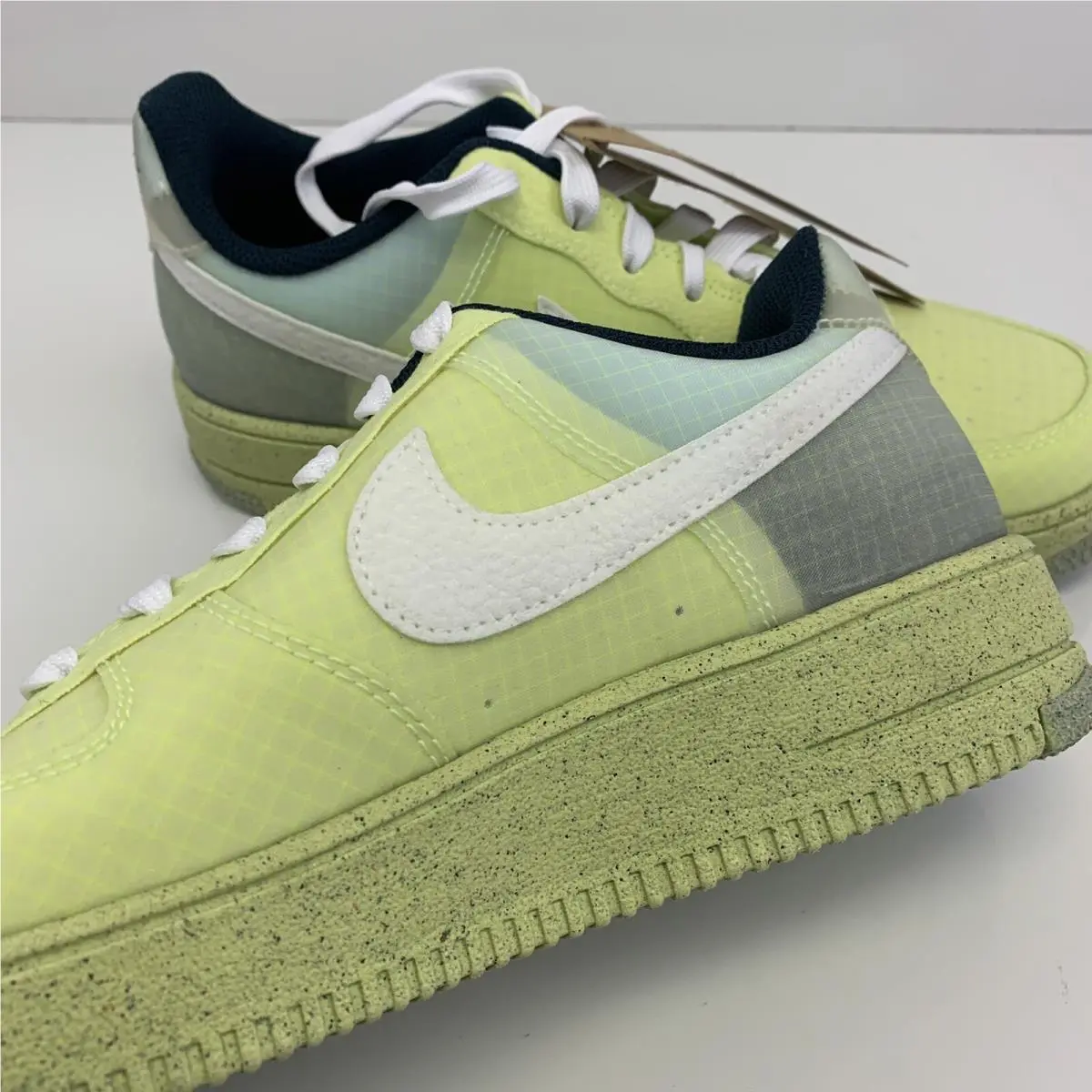 Nike shoes - Nike Air Force 1 - Air Force - DH4339-700 - Light Lemon Twist/Armoury Navy/White (UPC: 0195239428869) 6