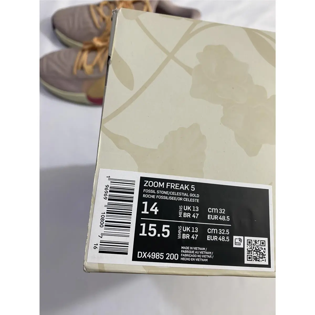 Nike shoes - Nike Zoom Freak - Zoom Freak - DX4985-200 - Beige (UPC: 0196969108007) 8