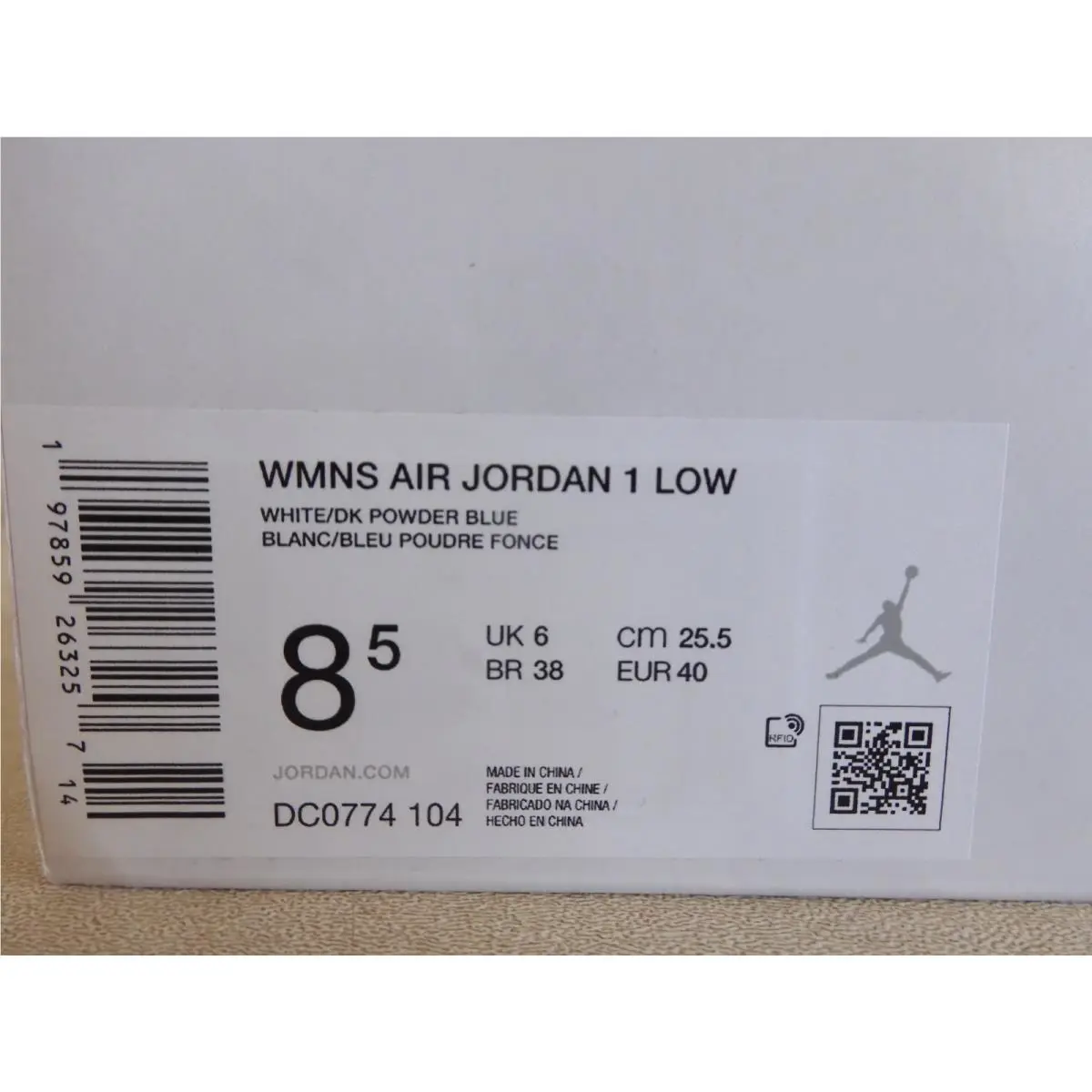 Nike shoes - Air Jordan 1 Low - Air Low - DC0774-104 - White (UPC: 197859260454) 6