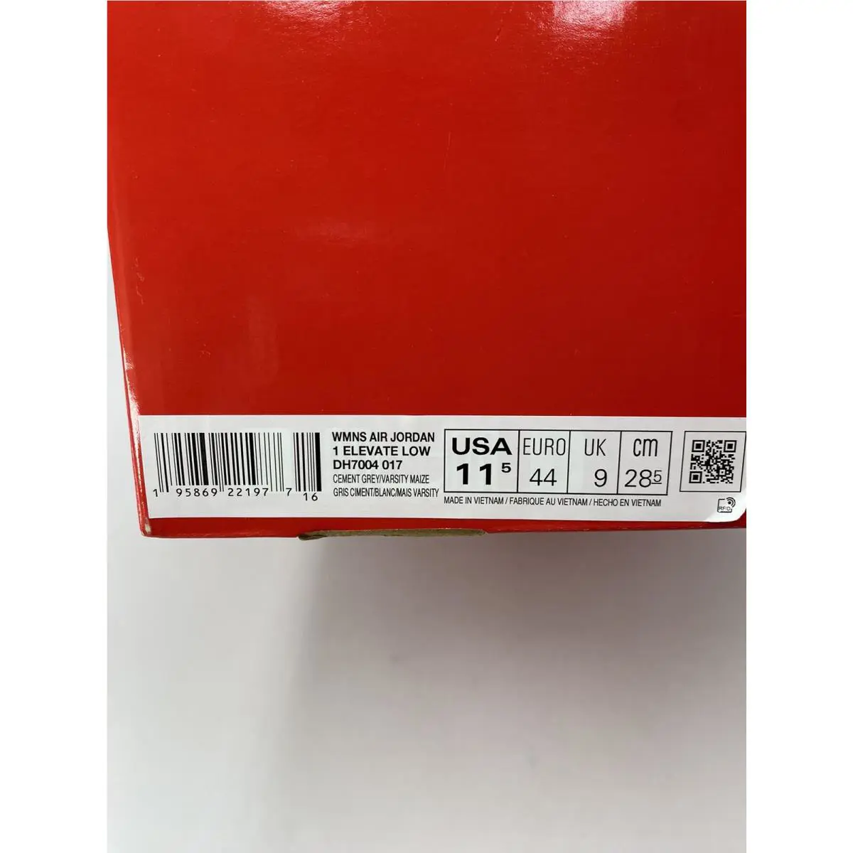 Nike shoes - Nike Air Jordan 1 - Air - DH7004 017 - Cement Grey/Varsity Maize (UPC: 195869221977) 6