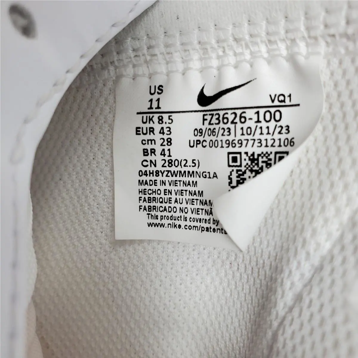 Nike shoes - FZ3626100 - FZ3626-100 - White 8