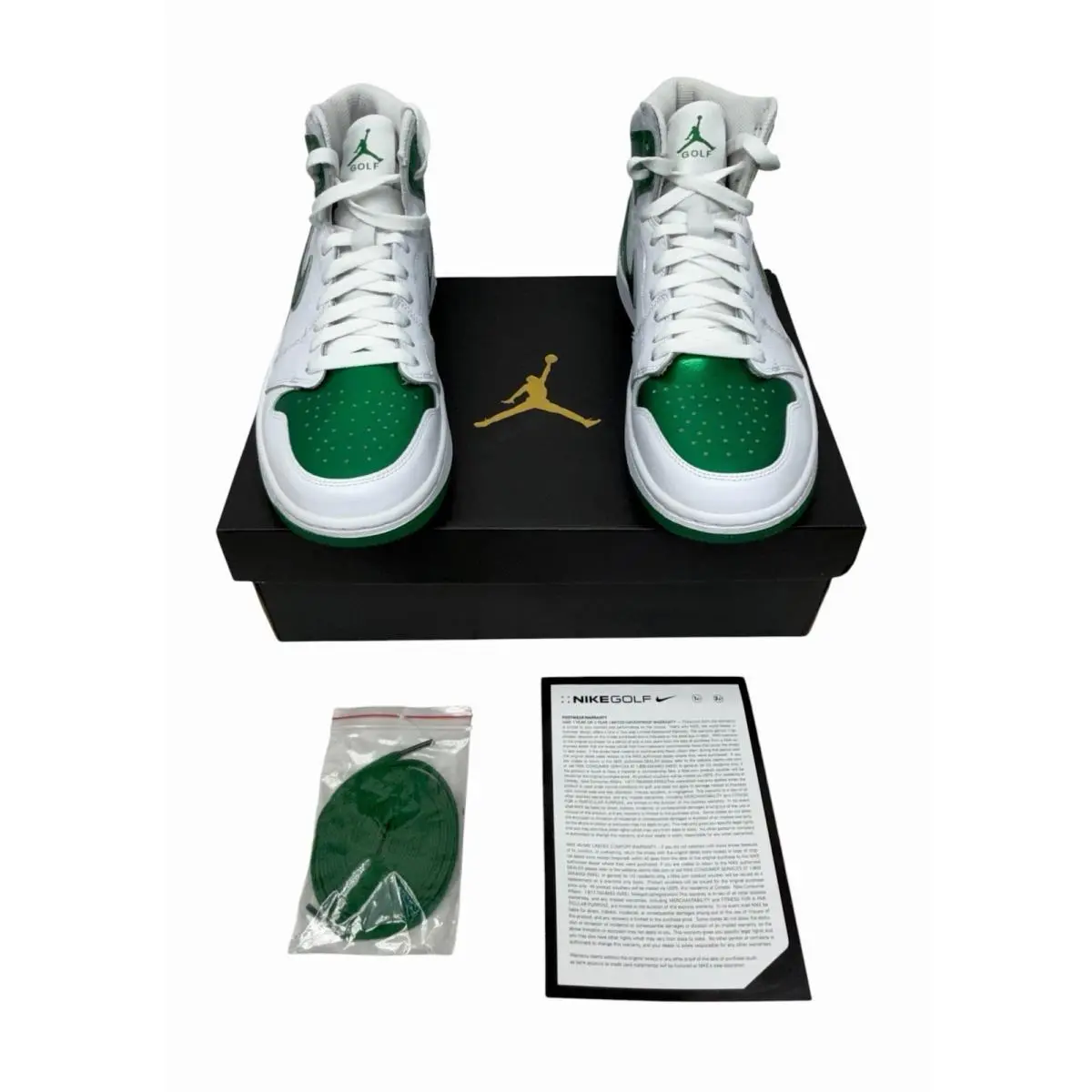 Air Jordan 1 Retro High Golf Mens Size 9 White Pine Green DQ0660 130 by Nike